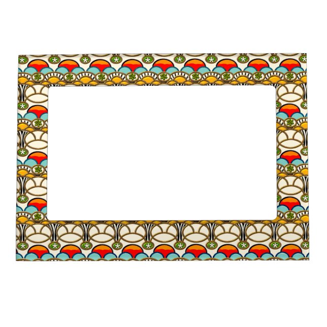 Mucha Cliff Japanese Art Deco Magnetic Frame (Front)