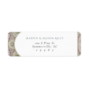 Mucha Custom Return Address Label