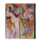Mucha "Four Seasons" Vintage Art iPad Folio Case