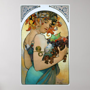 Mucha - Fruit Poster