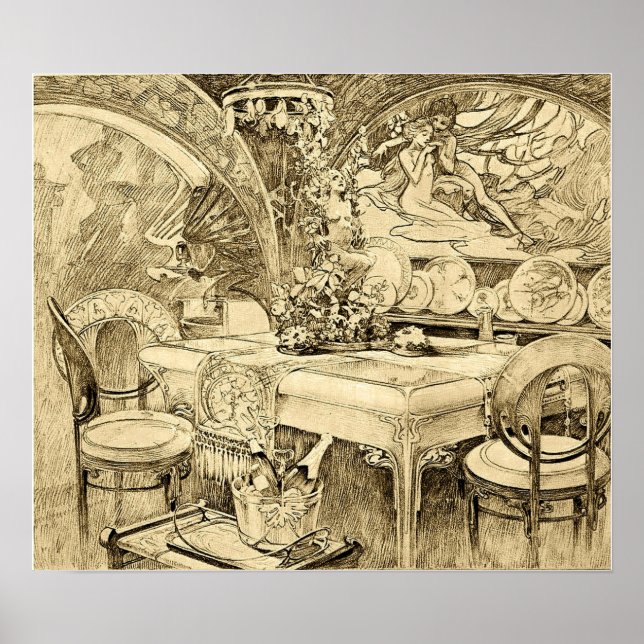 Mucha - Illustration 1901 Poster (Front)