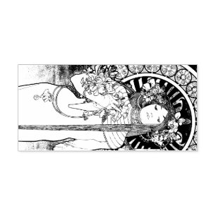 Mucha La Trappistine Self-inking Stamp