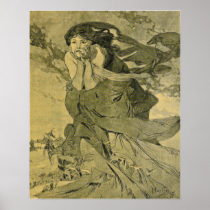 Mucha - Mars Cocorico Poster