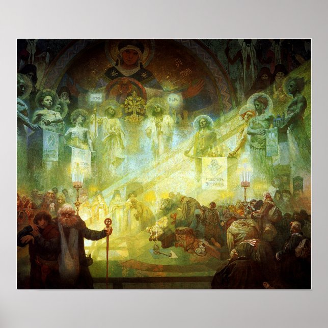 Mucha - Mount Athos 1926 Poster (Front)