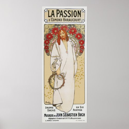 Mucha Poster La Passion The Passion of Christ Poster