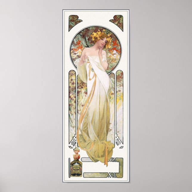Mucha Poster Print: Sylvais Perfume Ad (Front)