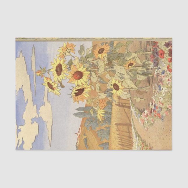 Mucha Print for Ukraine no border Tissue Paper (Front)