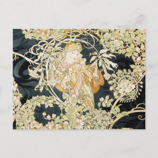 Mucha’s Femme a la Marguerite Postcard
