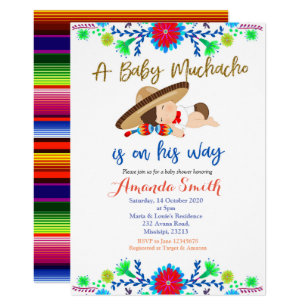 baby shower mexican invitations