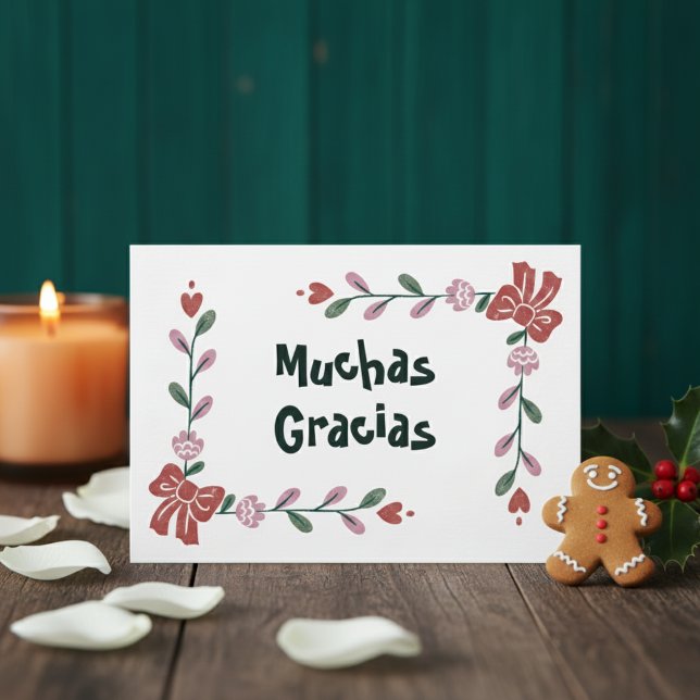 Muchas Gracias Thank You Card (Creator Uploaded)