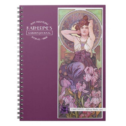 Muchas Precioius Stones Amethyst Purple 2 Notebook