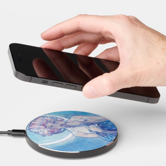 Mucha's "The Moon" Clair de Lune Wireless Charger (Hand)