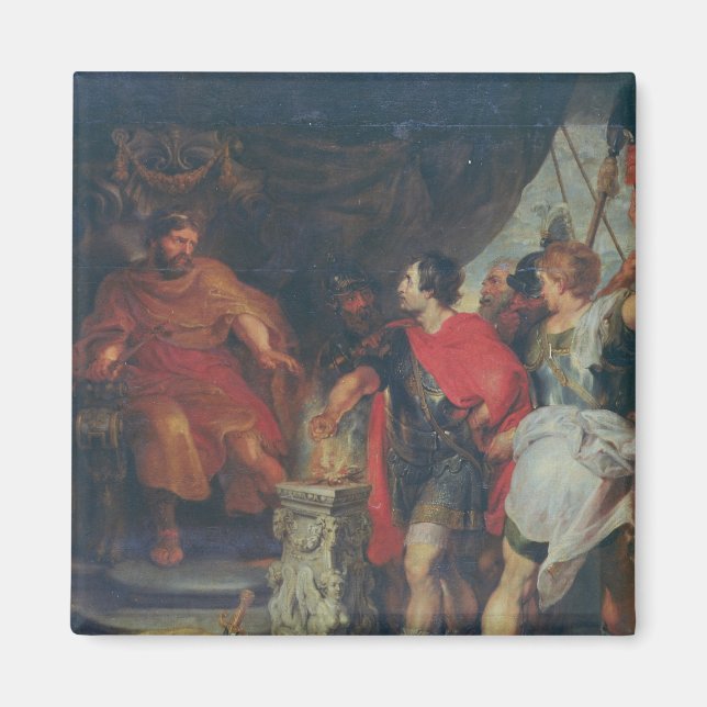 Mucius Scaevola before Lars Porsena, c.1618-20 Magnet (Front)