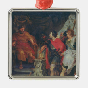 Mucius Scaevola before Lars Porsena, c.1618-20 Metal Ornament