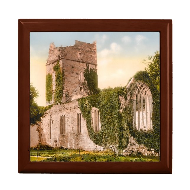 Muckross Abbey County Kerry Ireland Jewelry Box (Front)