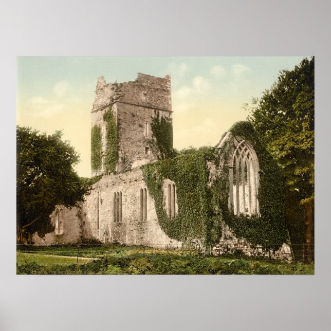 Muckross Abbey, Killarney, County Kerry Poster (Front)