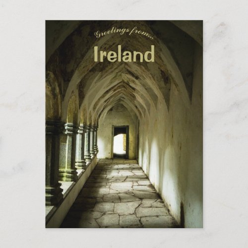 Muckross Abbey Killarney National Park Ireland Postcard