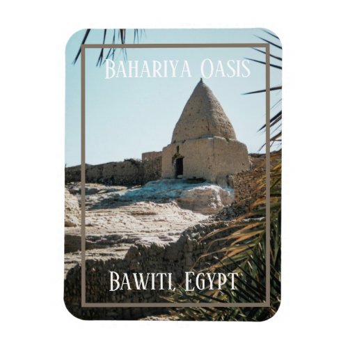 Mud Brick Building Bahariya Oasis Egypt Magnet