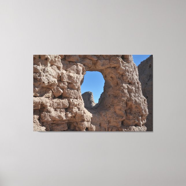 Mud Brick Fort Canvas Print (Front)