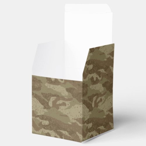 Mud camouflage favor boxes