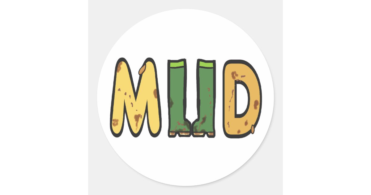 Mud Classic Round Sticker | Zazzle