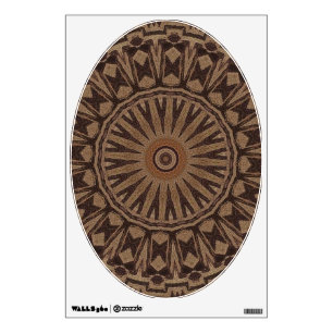 Mud Cloth 3  - Art for Your Toilet Seat Wall Sticker