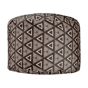 Mud Cloth Modern African Ethnic Pattern Pouf