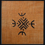 Mud cloth orange<br><div class="desc">Orange mud cloth with geometric African design</div>
