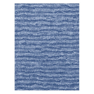 Mud Cloth Stitch Stripes in Indigo Blue