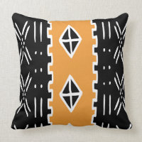 Mud Cloth Throw Pillow