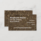 Mud Dirt Fill Business Card Template (Front/Back)