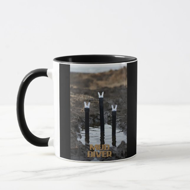 Mud Diver black right hand combo mug (Left)