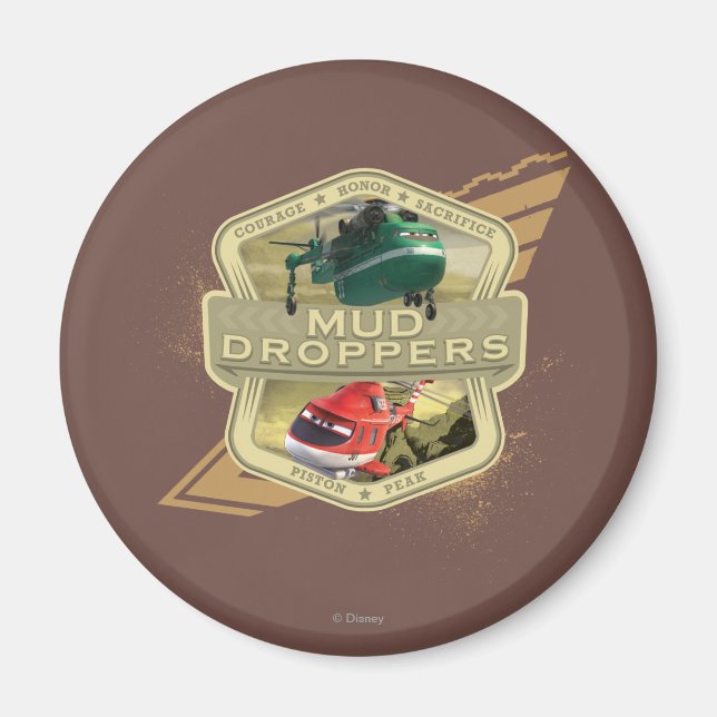 Mud Droppers Magnet (Front)