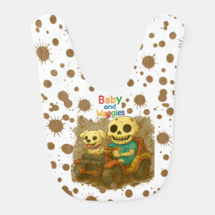 Mud Mayhem with Baby and Waggles™ Baby Bib