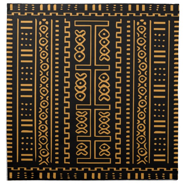 Mudcloth Pattern Napkin (Front)