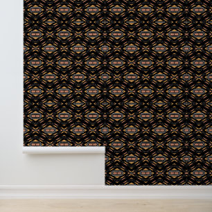 Mudcloth Print Custom Wallpaper 2' x 4', NullValue