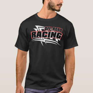 Mudding Mud Bogging Checkered Flag Racing  T-Shirt
