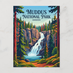 Muddus National Park Sweden Postcard