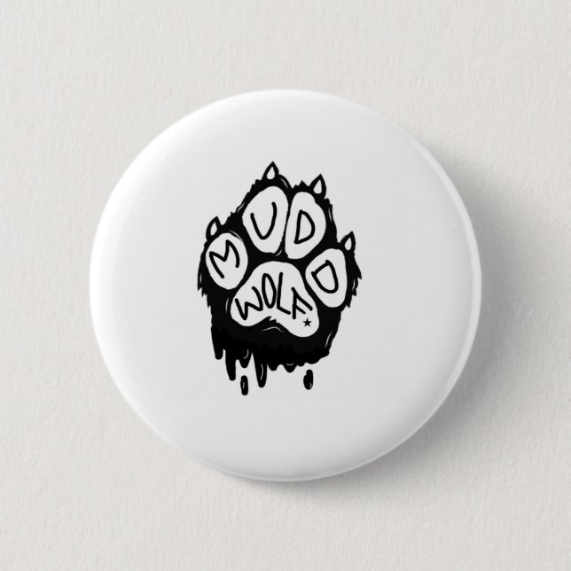 Muddwolf Logo Button (Front)