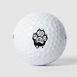 Muddwolf Logo Golf Balls