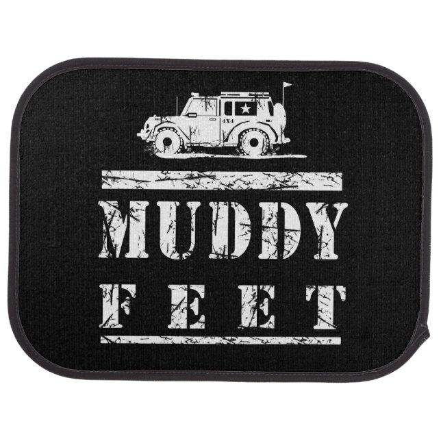 Muddy Feet Car Floor Mat (Rear)