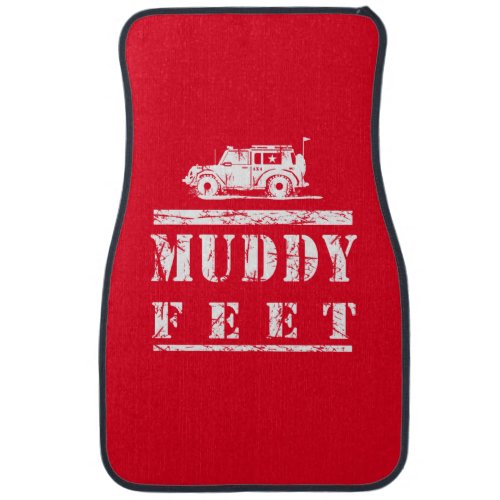 Muddy Feet Car Floor Mat
