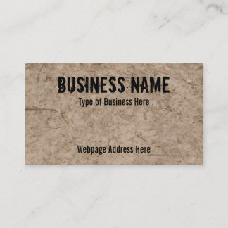 Muddy Ground Image Custom Business Cards