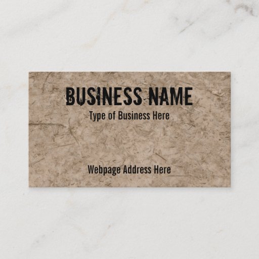 Customizable Muddy Ground Image Custom Business Cards