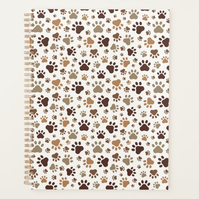 Muddy Paw Prints Planner (Front)