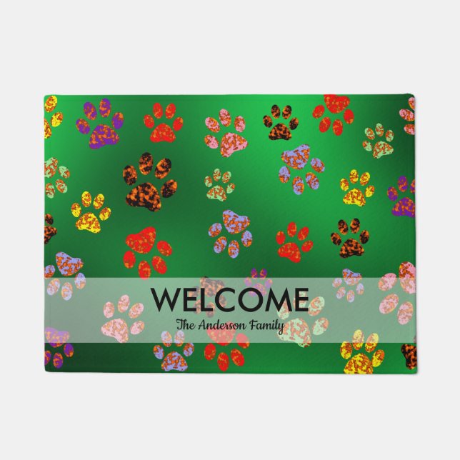 Muddy Paws Door Mat (Front)