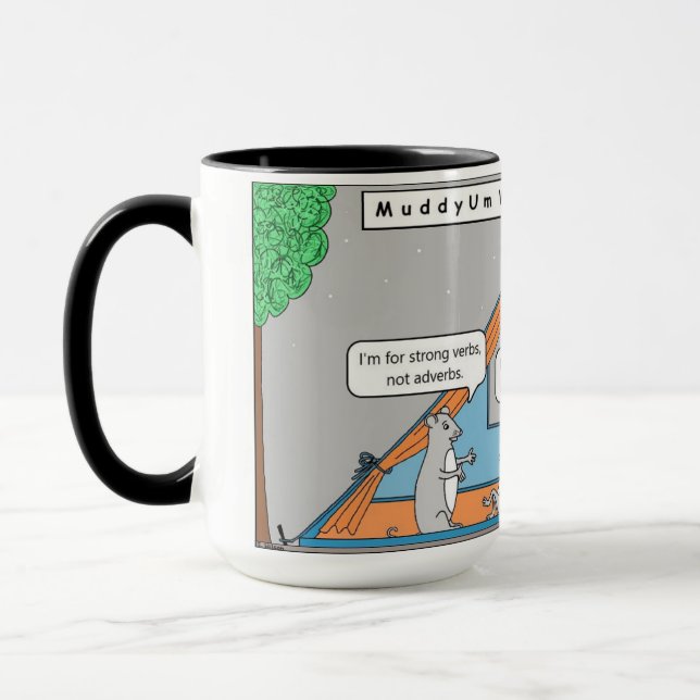MuddyUm Writers' Retreat Year One Collectible Mug (Left)