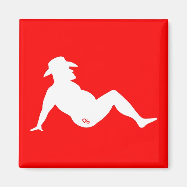 Mudflap Man Magnet (Front)