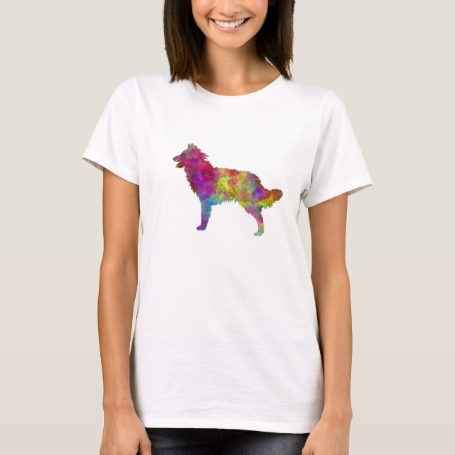 Mudi in watercolor 2 T-Shirt (Front)