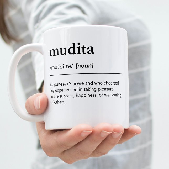 Mudita definition japanese word coffee mug (Creator Uploaded)